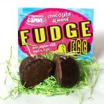 almond egg grass label